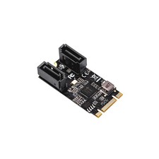 M.2 B M Key to SATA III 2 Ports Expansion Card Jmicro JMB582 Chipset, Add Two...