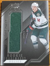 2016-17 UD Black Rookie Trademarks Relics Joel Eriksson Ek #RTR-JE