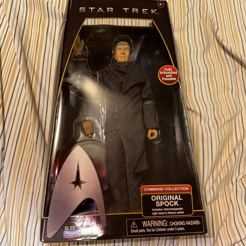Playmates Star Trek Command Collection Spock Action Figure Boxed