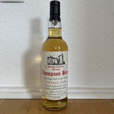 Bowmore 19J Single Cask Thompson Bros 25th Anniversary Single Malt Whisky 0,7L