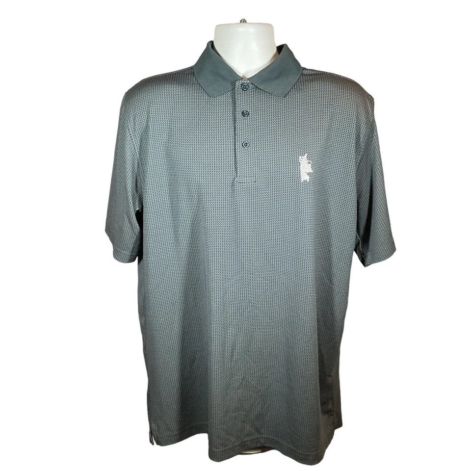 Camisa Polo Hartwell Golfing Bruja Bordada Golf 3 Botones Para Hombre Talla L Azul Foto 2 de 4