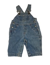 Vtg Baby Gap Blue Denim Jeans Overalls XS 1-3 M Classic The Perfect Fit