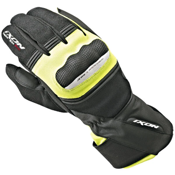 Ixon Pro Blaze HP Waterproof Motorcycle Motorbike Winter Textile Glove Black Flo