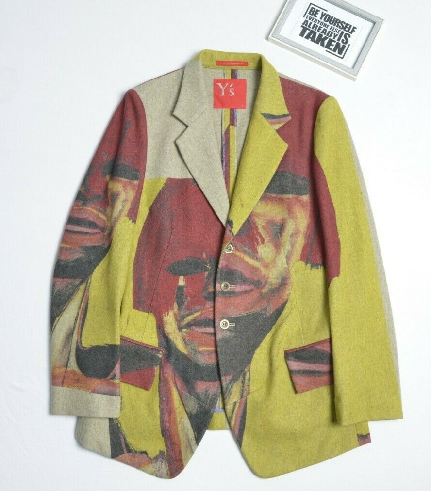 YOHJI YAMAMOTO Y's Red Label Blazer Men WOOL Jacket 4 YOHJI YAMAMOTO Y's Red Label Blazer Men WOOL Jacket 4