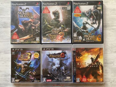 SONY PS2 3 Monster Hunter 1 2 G & Portable 3rd HD & Frontier G & Rise from Lair