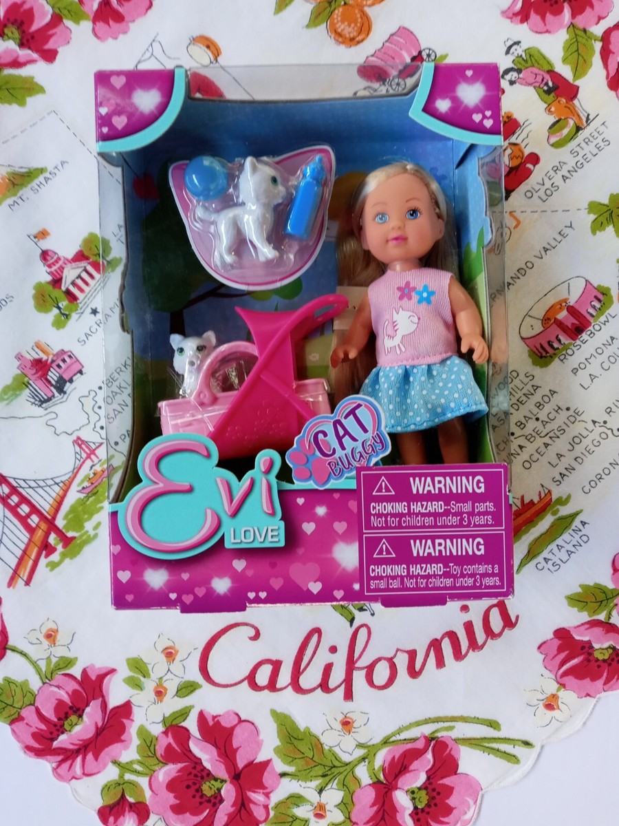 BARBIE Kelly Clone DOLL NIB Cat Sitter Kelly Cat Buggy With