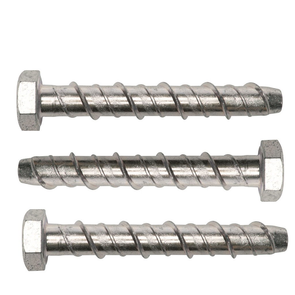 CONCRETE THUNDER BOLT SCREW HEX HEAD MULTI FIX ANCHOR FIXINGS MASONRY SCREWS