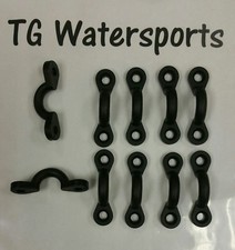 Kayak 10 pc Pad Eye, Deck loop, Strap eye, Marine, Boat, Household Use.