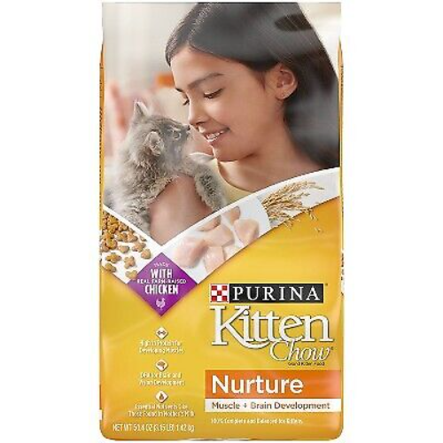 Purina Kitten Chow Chicken Dry Food for Muscle and Brain Growth