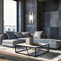 Luxus Decken Pendel Strahler Glas Rauch Wohn Zimmer Dielen Lampe HäNge Leuchte