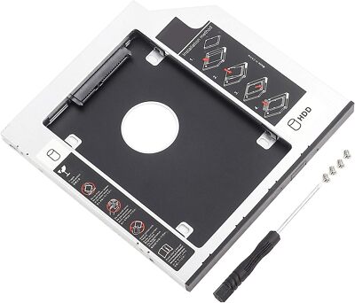 SATA 2. HDD HD-Festplattenrahmen für 12,7 mm Universal Laptop CD/DVD-ROM Optical