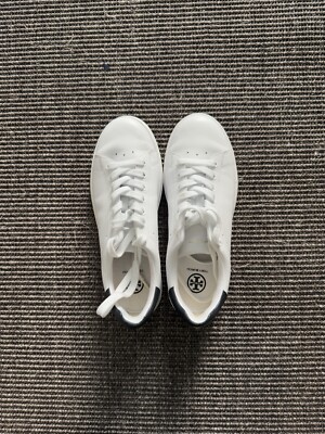 Tory Burch white Leather Sneakers 8.5 US, 38.5 IT