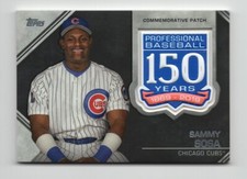 2019 Topps Update 150th Anniversary Manufactured Patches Sammy Sosa
