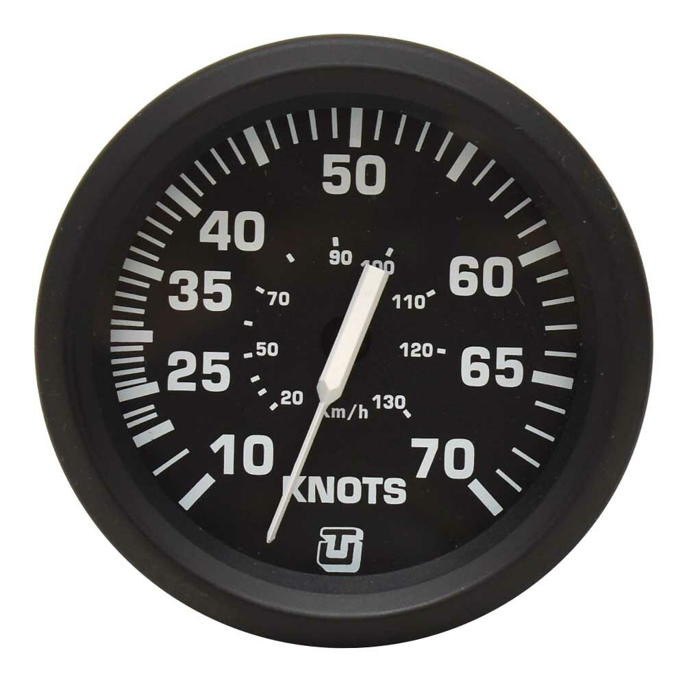 Faria Boat Speedometer Gauge SE9553B Euro Black 70 Knots eBay