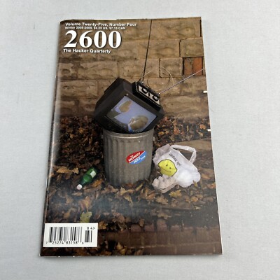 2600 The Hacker Quarterly Magazine Winter 2008 / Hacking Technology, Security