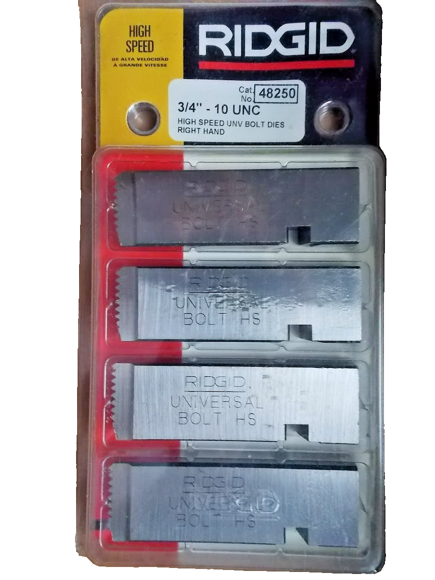 RIDGID 48250 , 3/4-10 UNC High Speed Bolt Die For Universal Die Heads Tools & Equipment