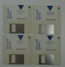 Vintage Software Microsoft Quick C on Four 3....