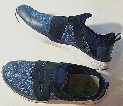 Ladies EVERLAST Memory Sneakers Blue Slip On Exceptional Worn 1x  Briefly LKN