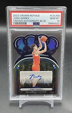 2022 Crown Royale - Josh Giddey - Crown Autograph - Blue - Psa 10