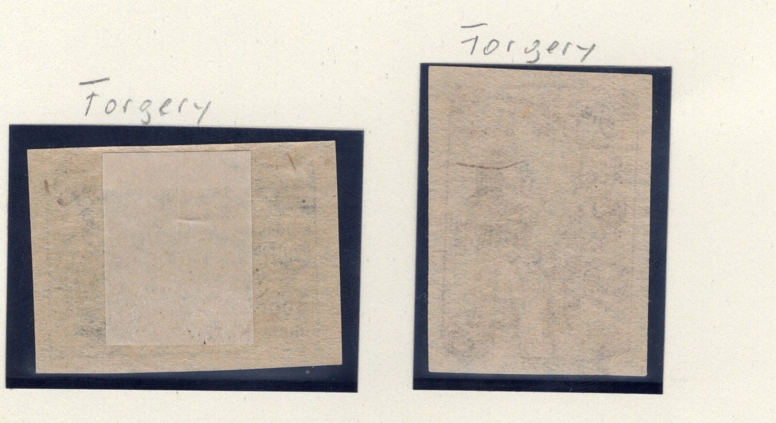Azerbaijan 1921 2 stamps Lyapin#31-32 Forgery MH