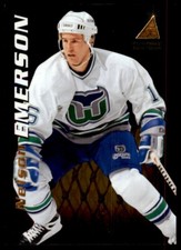 1995-96 Pinnacle Zenith Nelson Emerson #43 Hartford Whalers