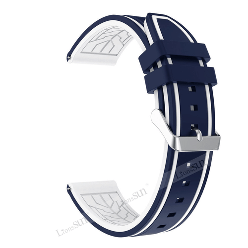 Leather Bracelet Strap Band for Samsung Galaxy Watch 46mm SM-R800 / Watch3 45mm - Picture 363 of 666