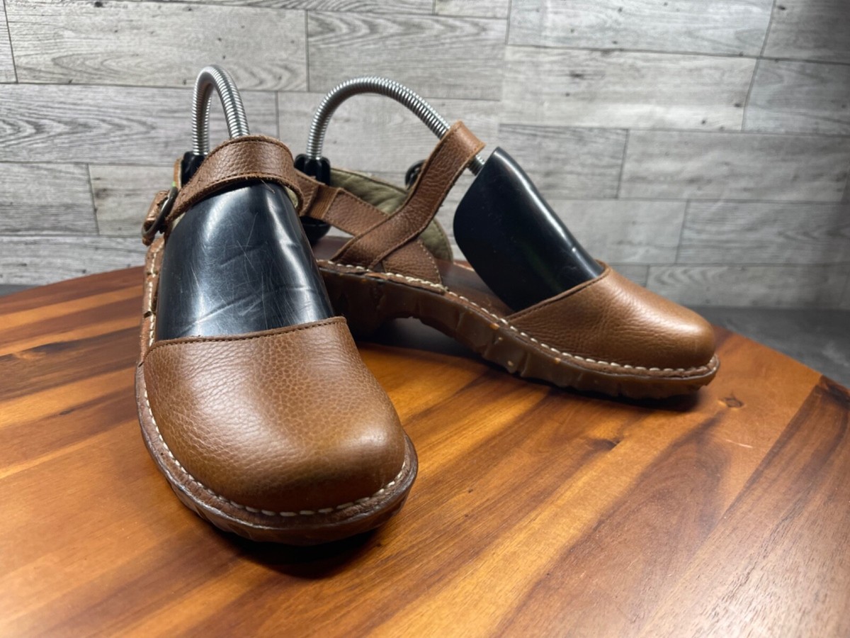 El Naturalista Yggdrasil Sandals Women Shoes Brown Wedge Straps  Platform