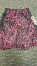 Old Navy Boys Shorts XS Size 5 Pink and Black NWT