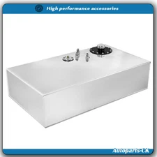 17 Gallon/54L Street Rod Aluminum Race Fuel Cell Gas Tank w/ Cap+ Level Sender