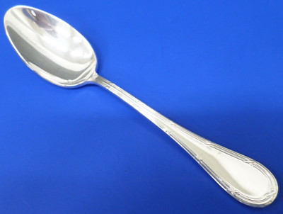 Christofle Hotel PASTORALE Silverplate Glossy Outline X's Flatware 7'' SOUP SPOON