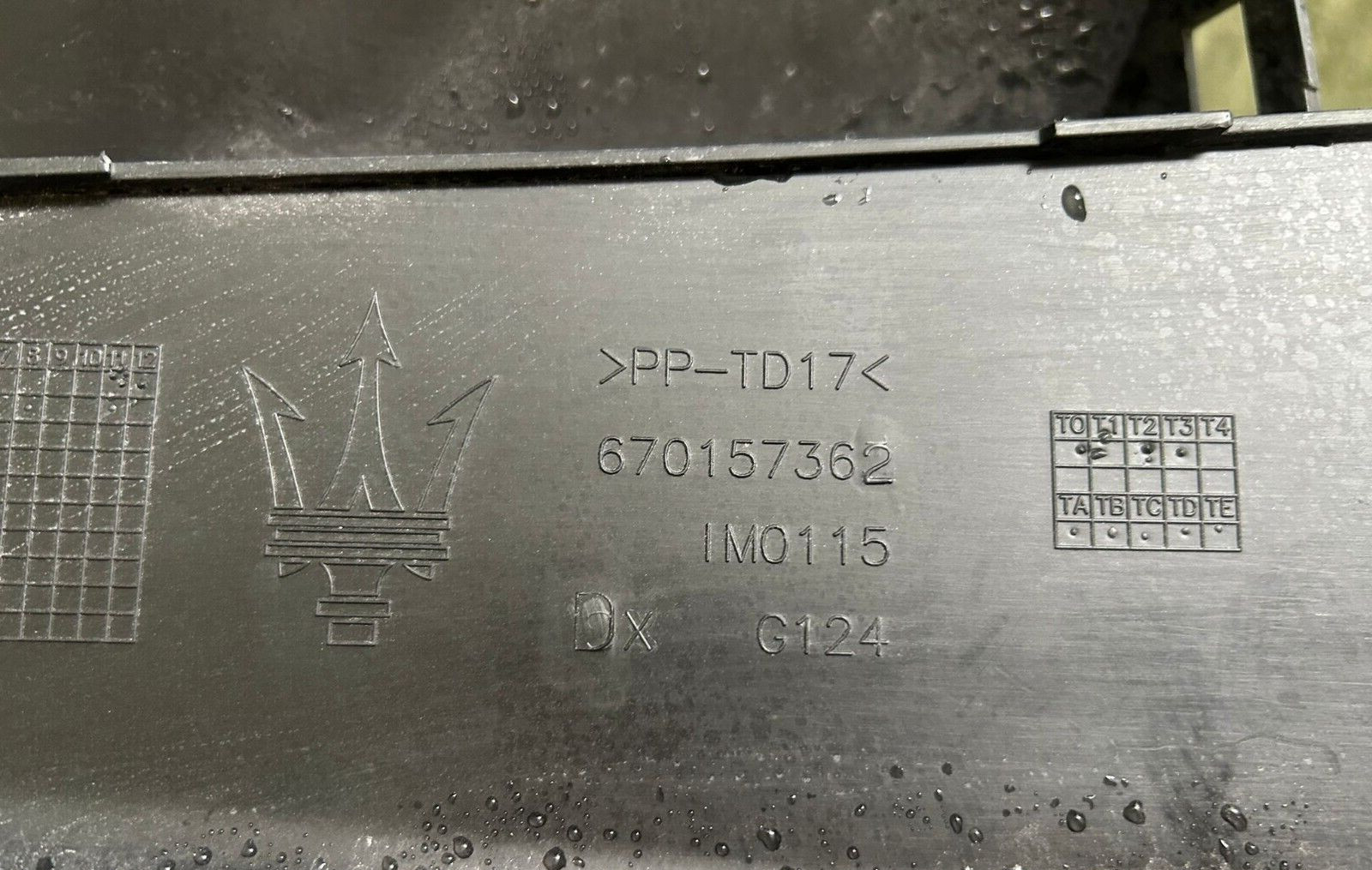 2023-2024 MASERATI GRECALE REAR BUMPER RIGHT SIDE OEM 670157362 NEW