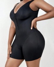 NEW Shiny Shapewear All-In-One Girdle Bodysuit Long Leg 3X 18 Panty Wire Free