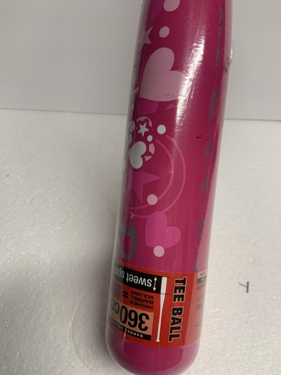 Batte De Baseball Easton Tee Ball Pour Enfant - Rose, Scellée - Édition Rare Barbie