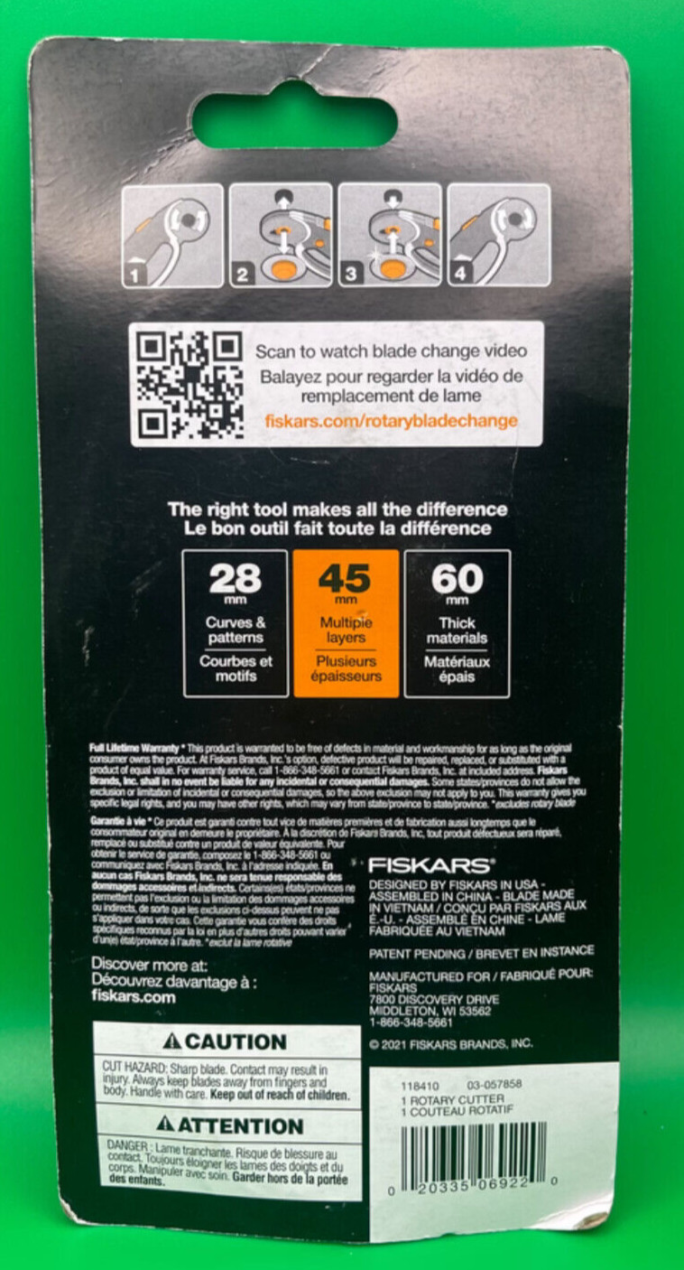 Fiskars Loop Rotary Cutter 45mm