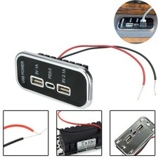 3 Ports Pd Type-c Usb Car Charger Socket Parts For Motorcycle Atv Boat 12-24v 3 Ports Pd Type-c Usb Car Charger Socket Parts For Motorcycle Atv Boat 12-24v