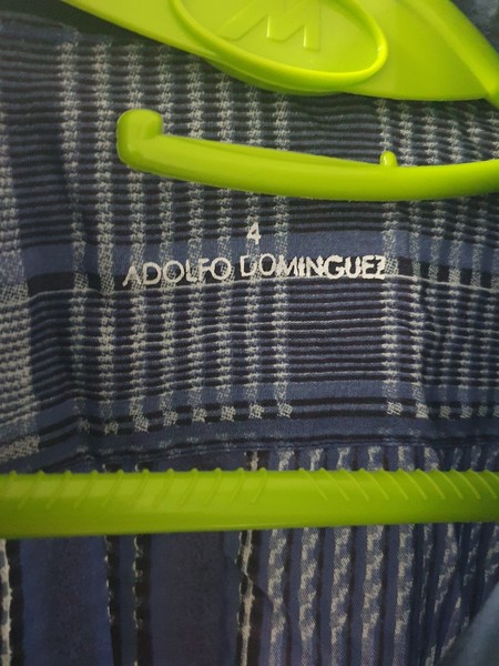 Ádolfo Dominguez camisa   shirt Hemd Geschenk  Blogger chic camicia uomo L 4