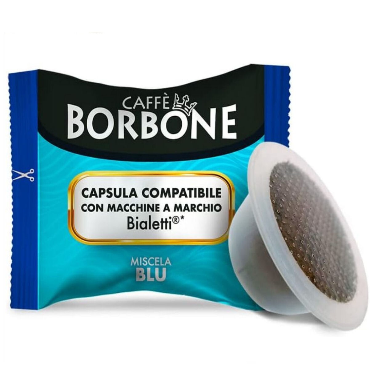 100 Capsule Caffè Borbone Miscela BLU Compatibili Macchine  Bialetti*