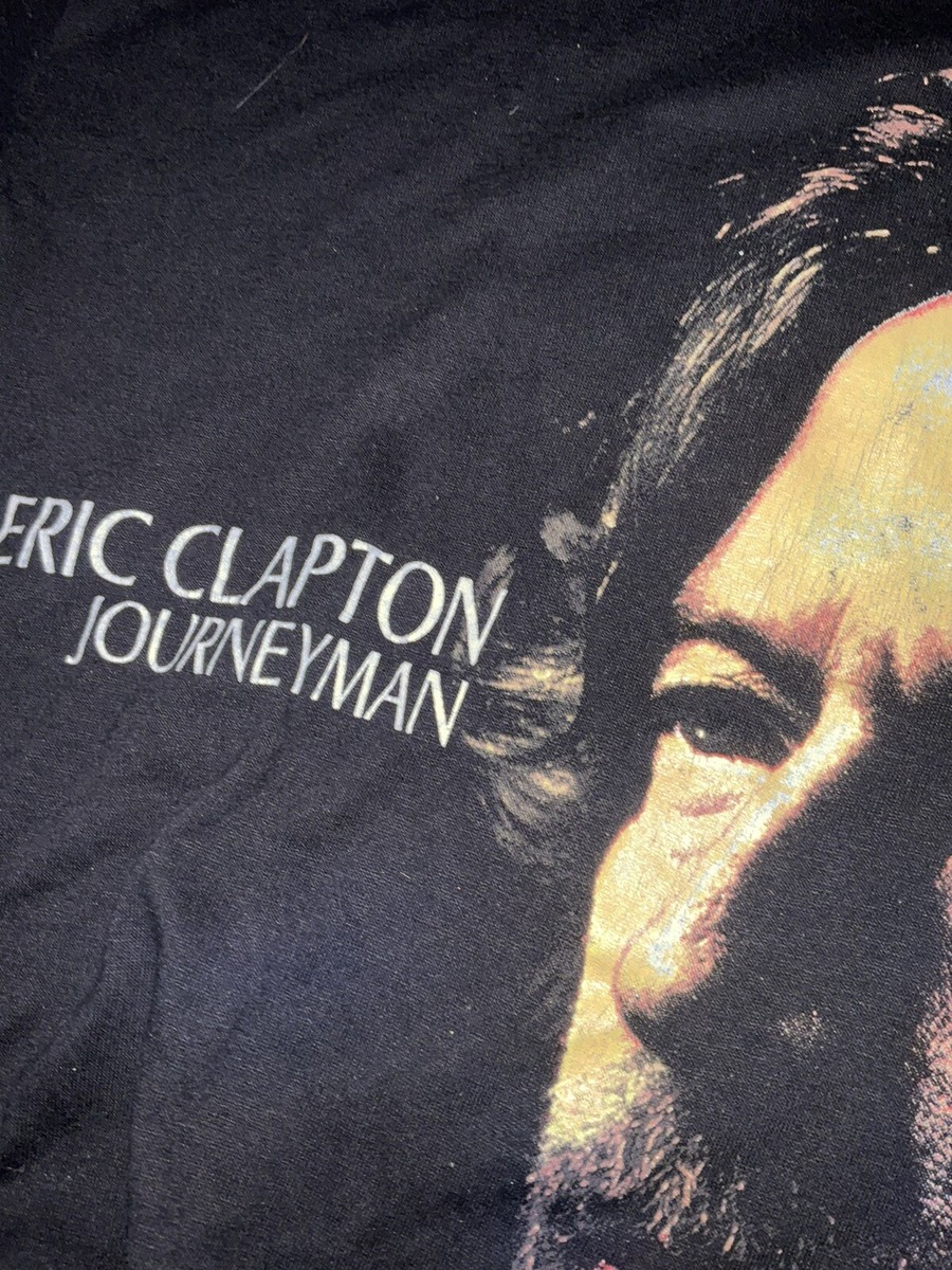 Vintage ERIC CLAPTON T Shirt 1990 JOURNEYMAN Tour Concert Vintage ERIC CLAPTON T Shirt 1990 JOURNEYMAN Tour Concert