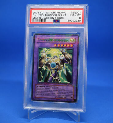 Yu-Gi-Oh! Elemental Hero Thunder Giant [MF01-EN001] Secret Rare Ltd Ed PSA 8
