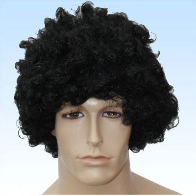 Perücke Lockenkopf Afrolook schwarz Afro Perücke Afroperücke