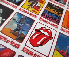 Rolling Stones Trading Cards Uncut Sheet Tour Posters Photos Album Tongue Art