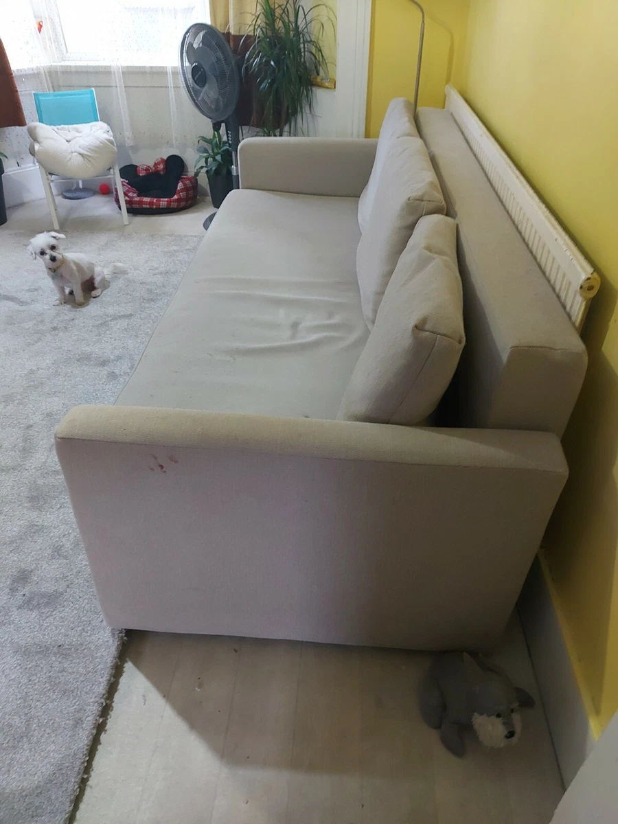 Ikea sofa bed 2019year.sligthtly damaged inside .Otherwise in good condition