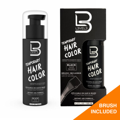 L3VEL3  Beard Color - Black Dye