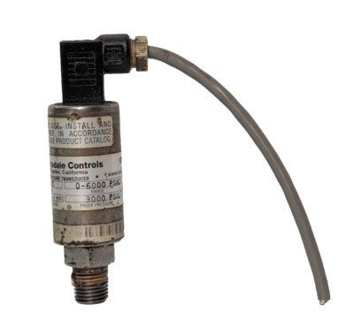 IMO Barksdale Controls 806H4-20 Pressure Transducer CVD-2000, 0-6000PSIG