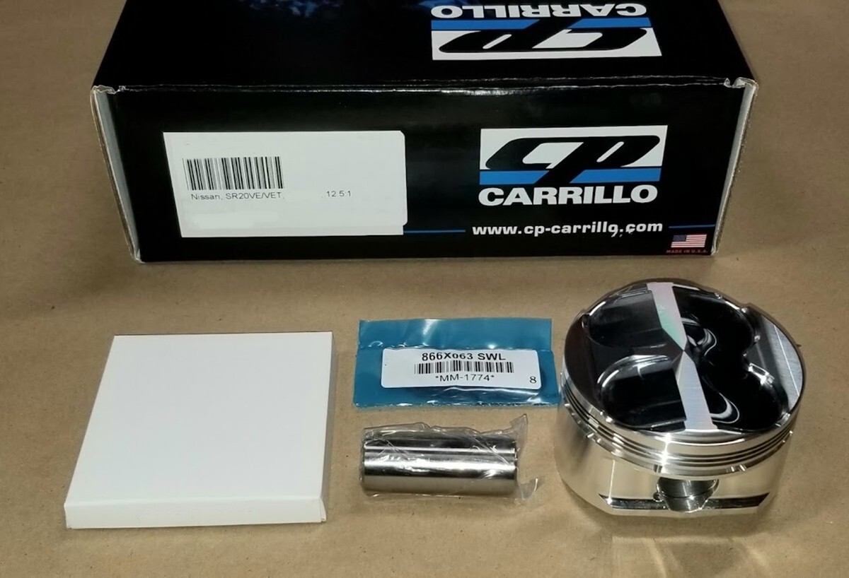 CP SC7344V Pistons for Nissan SR20VE 90mm x 12.5 SR20 P11