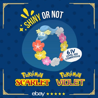 Comfey Shiny or Non   6 IV Competitive Customizable Pokémon Scarlet Violet
