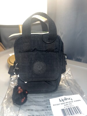 Kipling DALYA black tonal crossbody bag