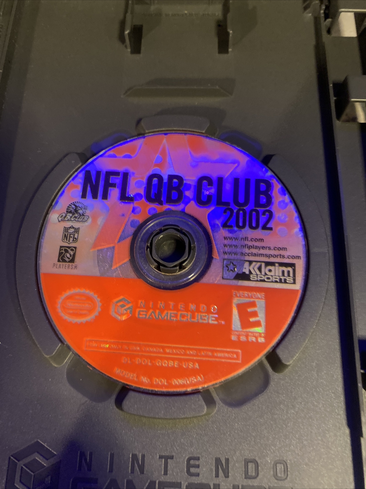 NFL QB Club 2002 Game Cube DISC Only Untested