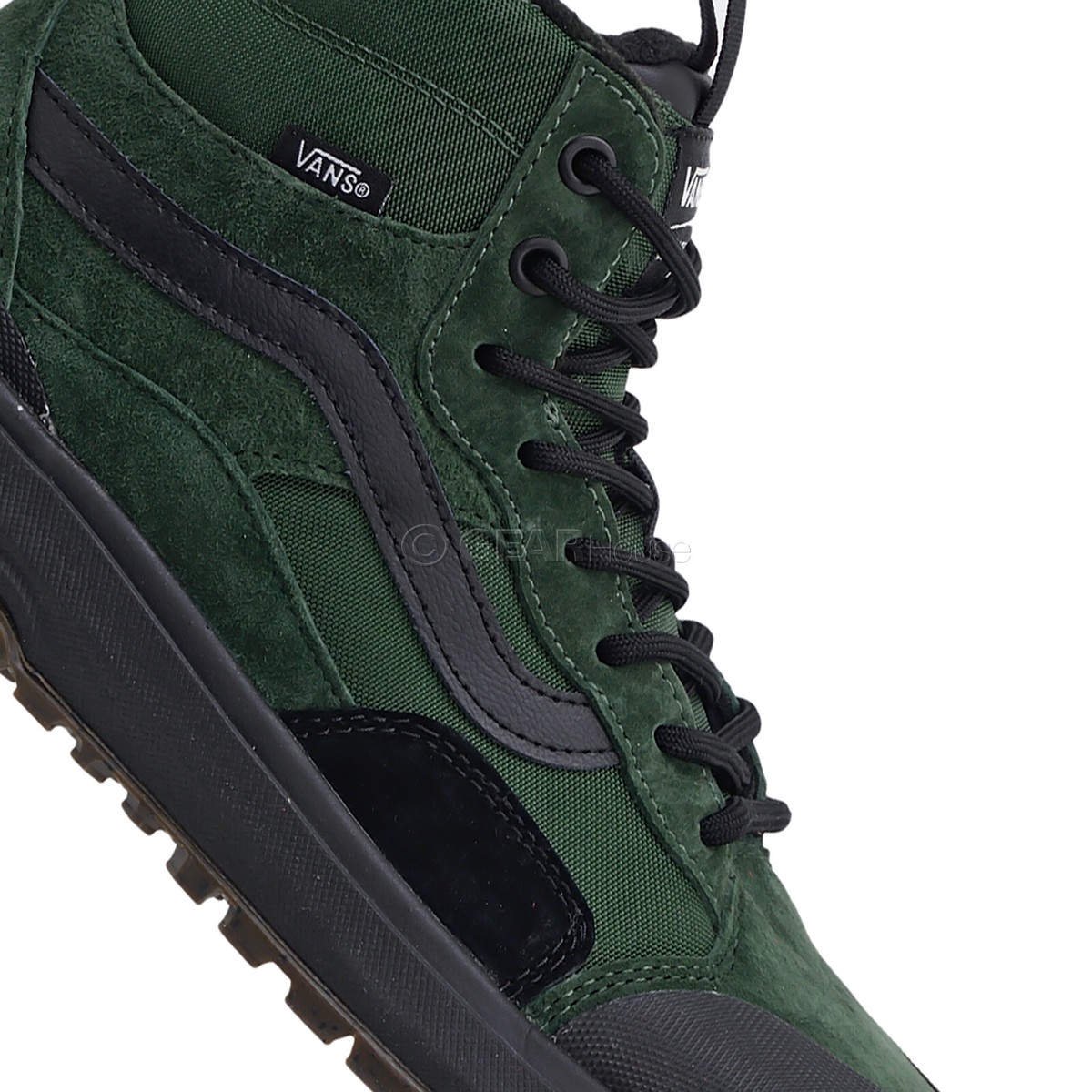 VANS Ultrarange EXO Hi MTE-1 High Top Shoes Green Suede  display picture 1