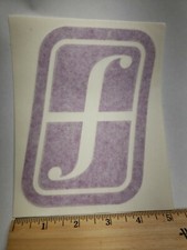 6" FORUM PURPLE Diecut Ski Snowboard Sled Snow Race Rack Ride DECAL STICKER